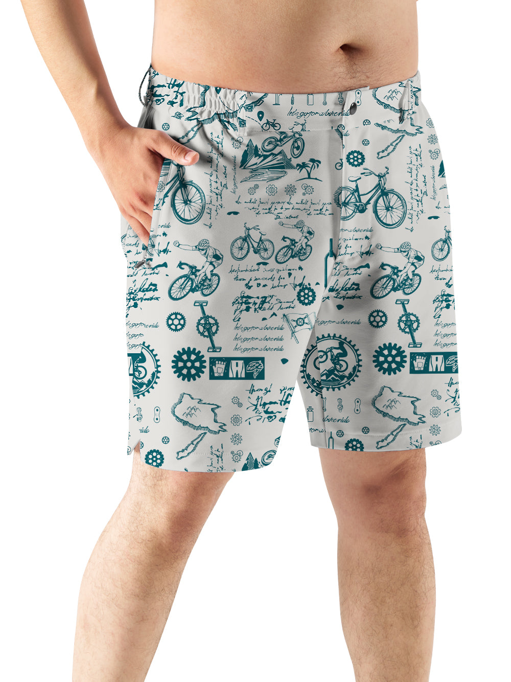 Orionride Cycling Diary Cycling Short With 2 Zipper Pockets
