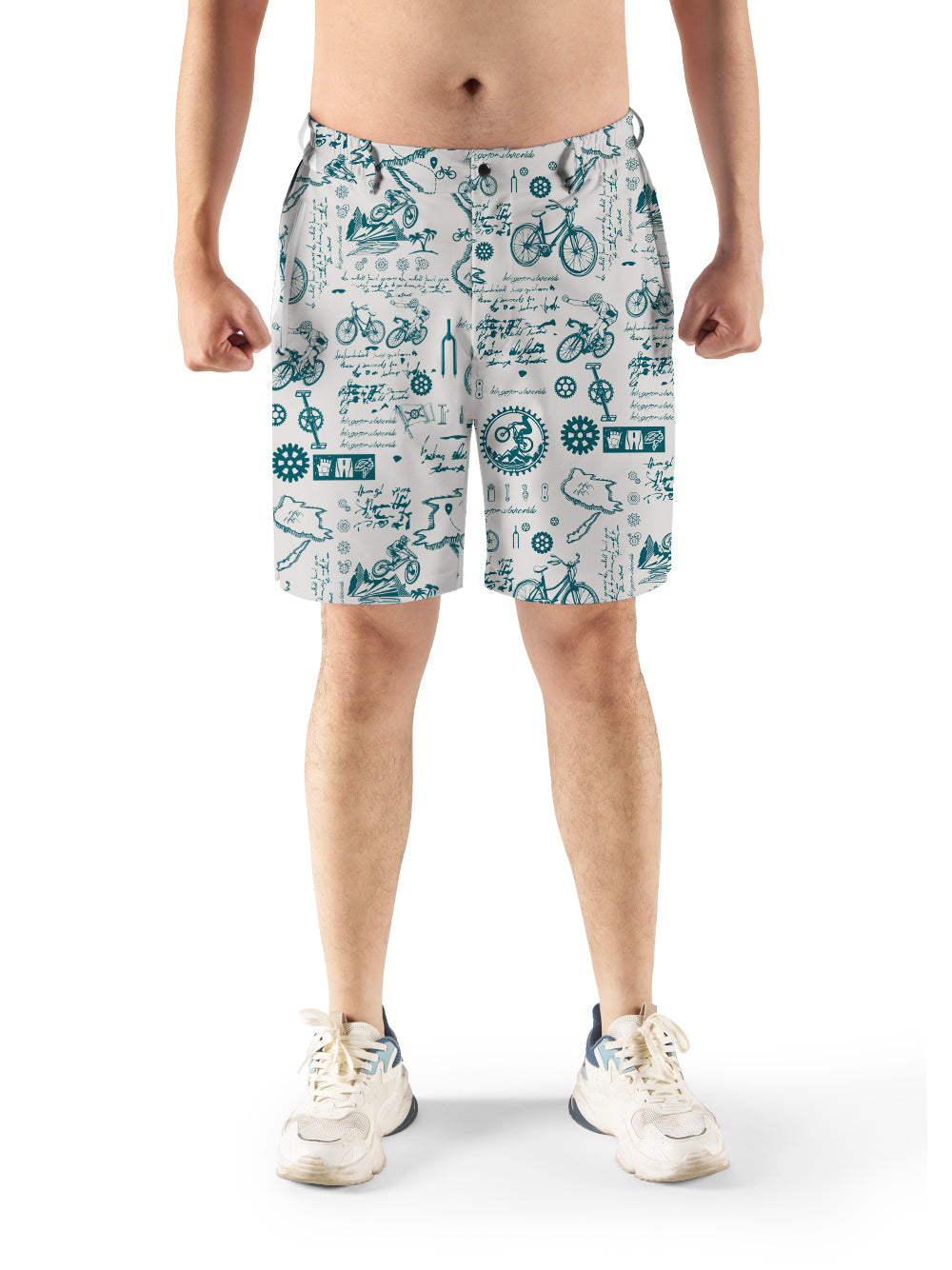 Orionride Cycling Diary Cycling Short With 2 Zipper Pockets