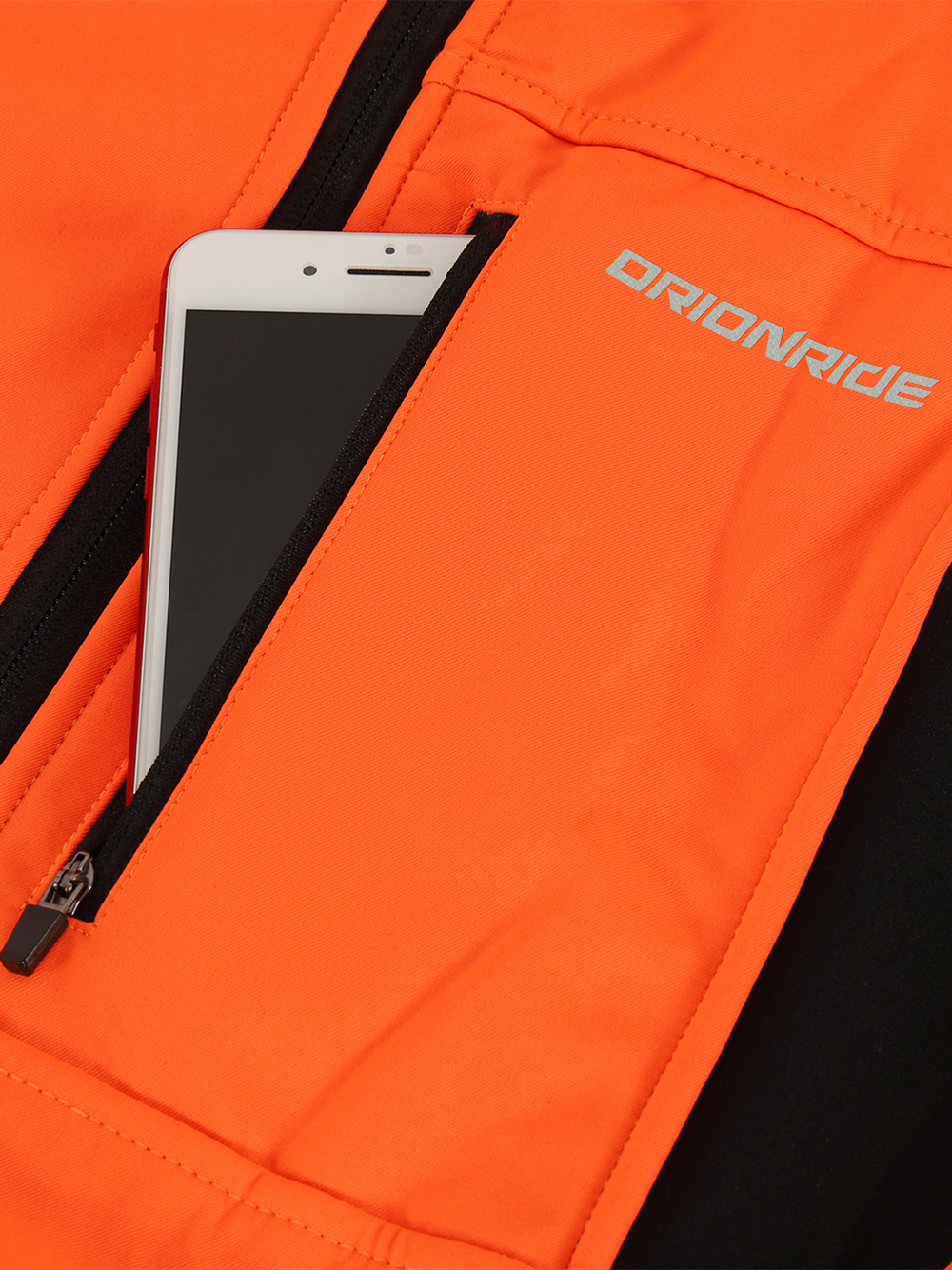 Orionride Cycling Jacket Waterproof Windproof Softshell Thermal Breathable Bike Outerwear Orange
