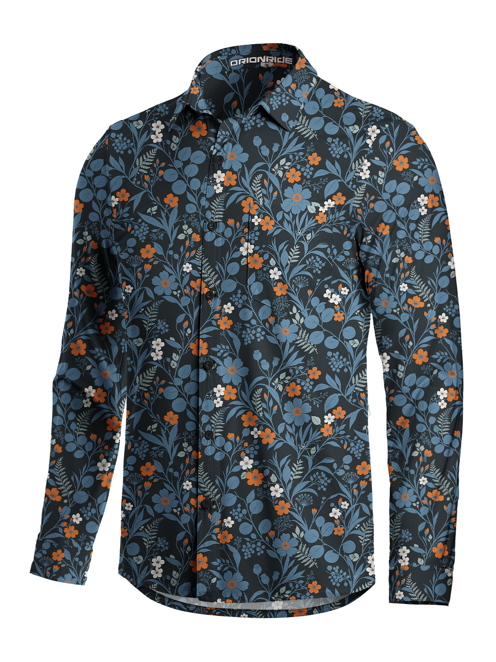 Orionride Secret Cosmos Men's Stretchy Breathable Long Sleeve Gravel Shirt