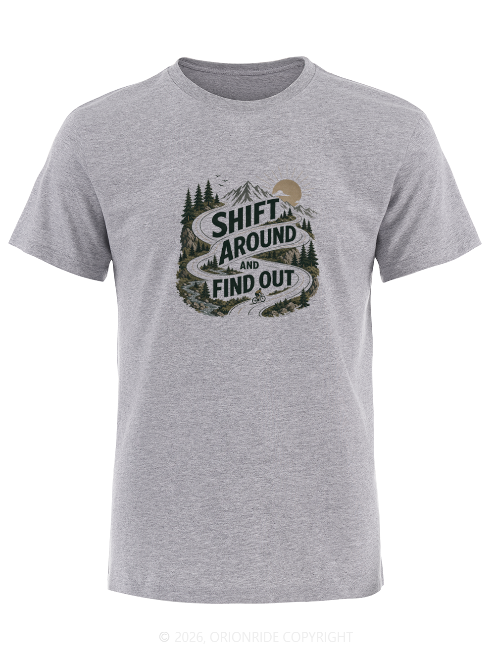 Orionride Curve Find Out Short Sleeves Bike T-Shirt