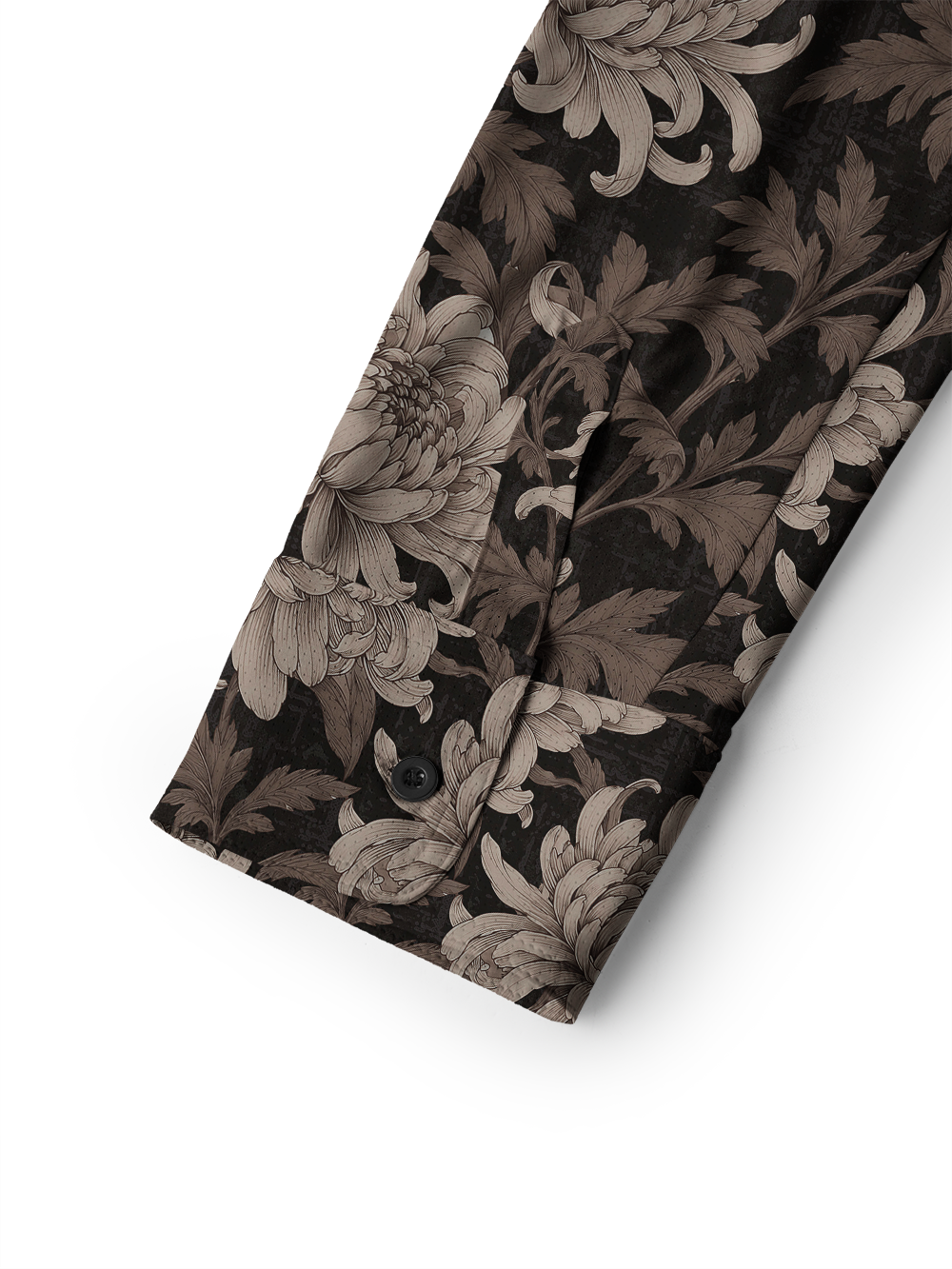 Orionride Pure Chrysanthemum Men's Stretchy Breathable Long Sleeve Gravel Shirt