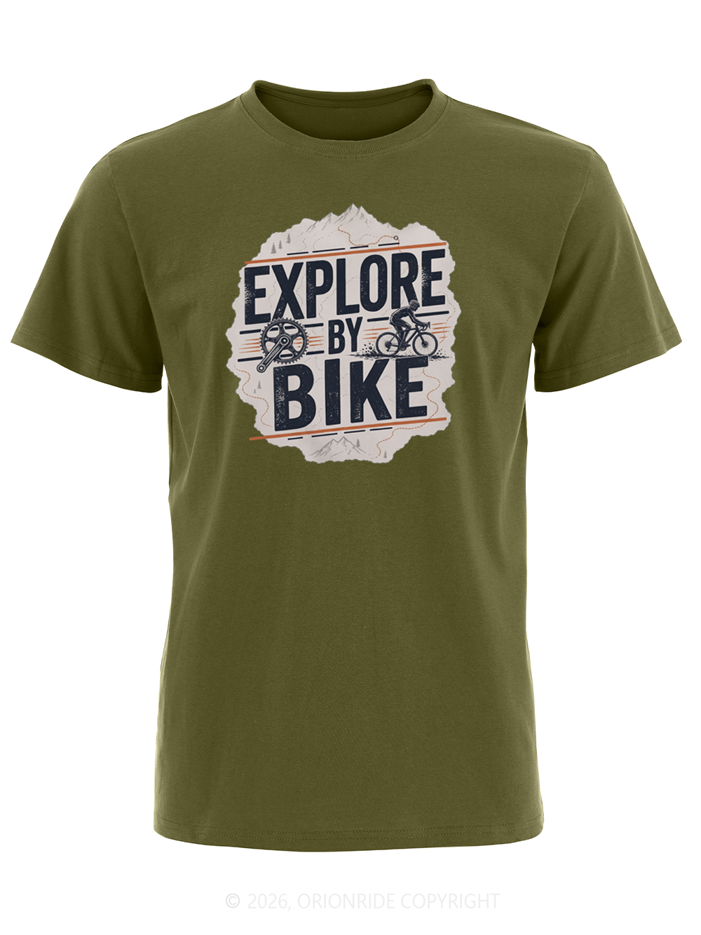 Orionride Explore By Bike Short Sleeves Bike T-Shirt