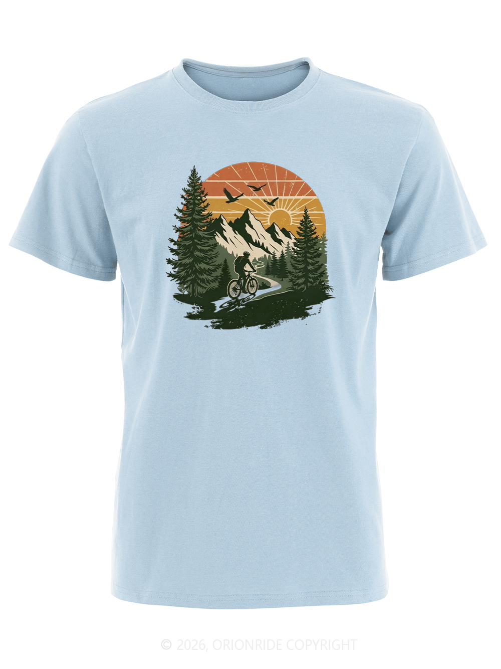 Orionride Wilderness Scenery Short Sleeves Bike T-Shirt