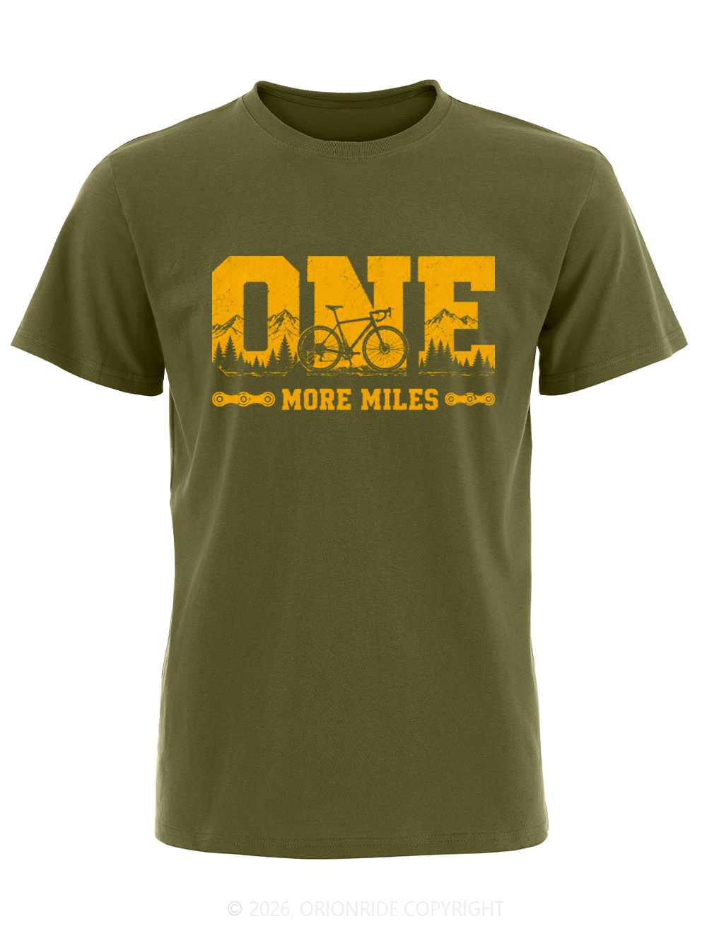 Orionride Letter Ride Short Sleeves Bike T-Shirt