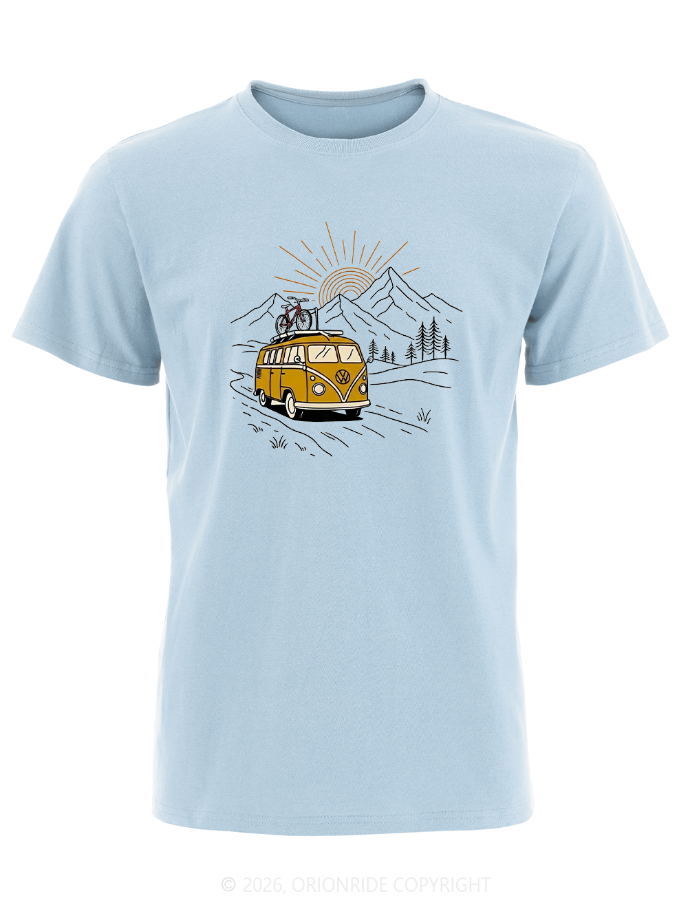 Orionride Wilderness Camping Short Sleeves Bike T-Shirt