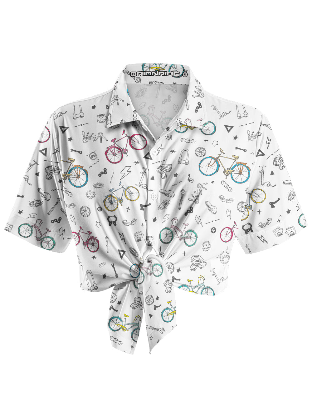 Orionride Parts World Zipper Pockets Ultra Lightweight Short Sleeves Women's Gravel Shirt