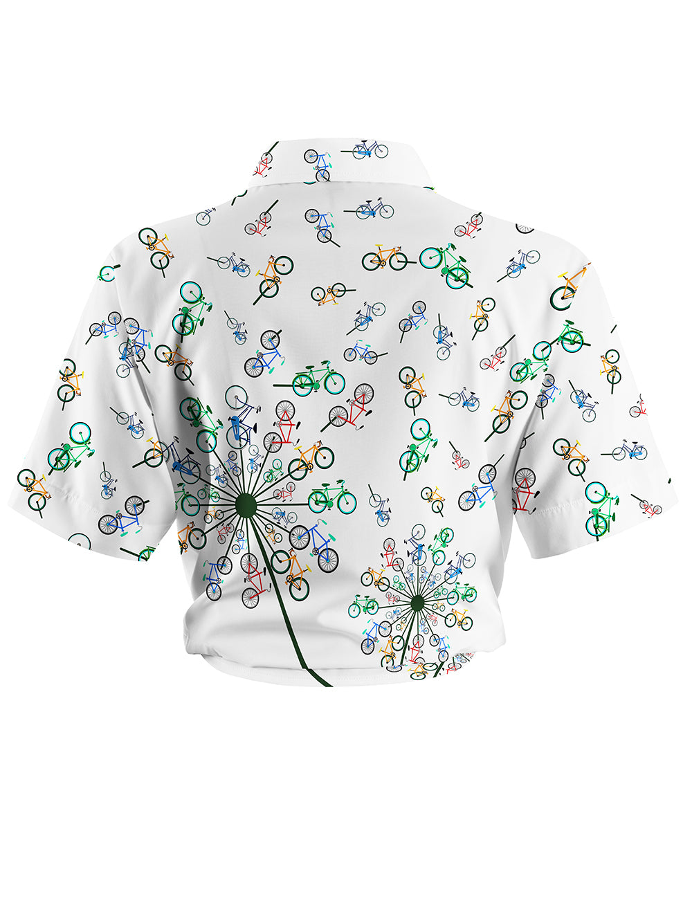 Orionride Dandelion Bike Zipper Pockets Ultra Lightweight Short Sleeves Women's Gravel Shirt