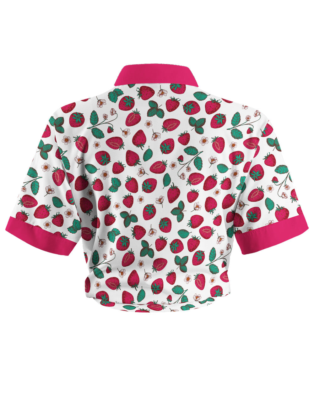 Orionride Strawberry Diary Zipper Pockets Ultra Lightweight Short Sleeves Women's Gravel Shirt