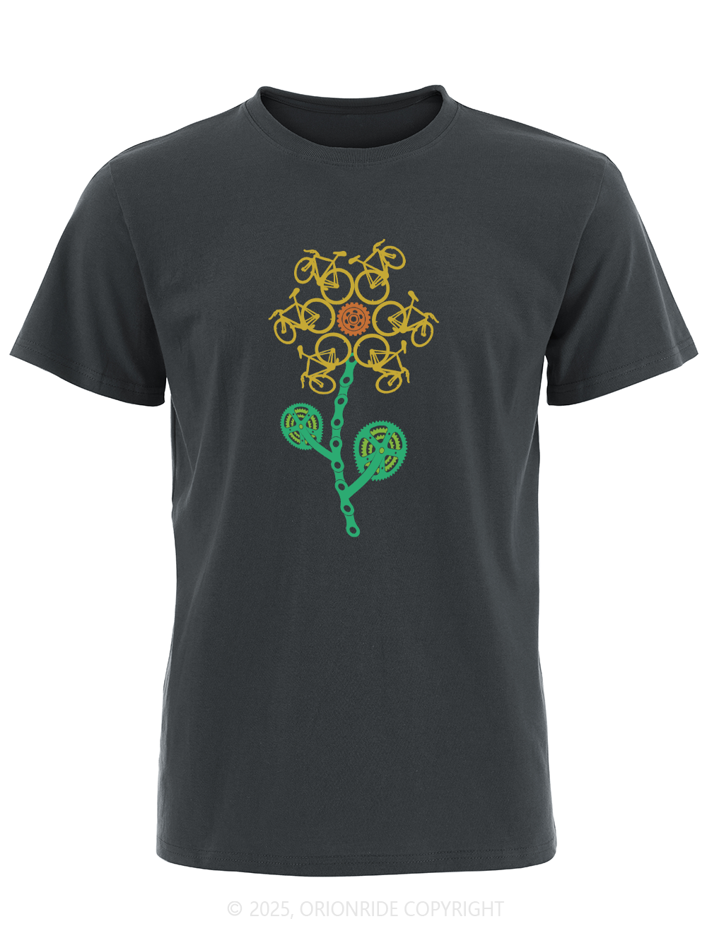 Orionride Sunflower Cycling Short Sleeves Bike T-Shirt