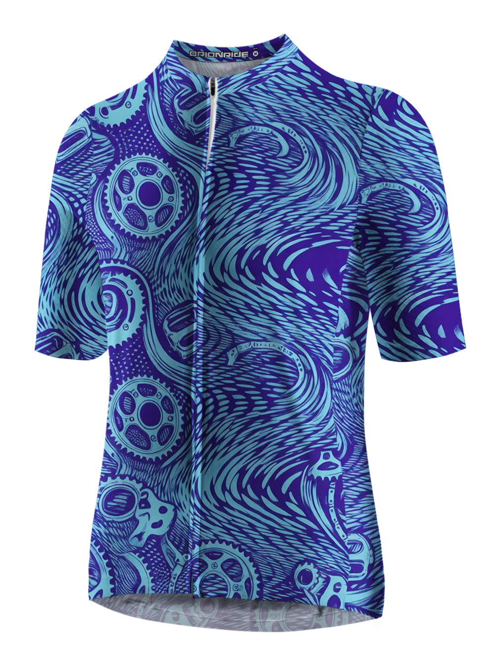 Orionride Mechanical Pattern Short Sleeves Cycling Jersey