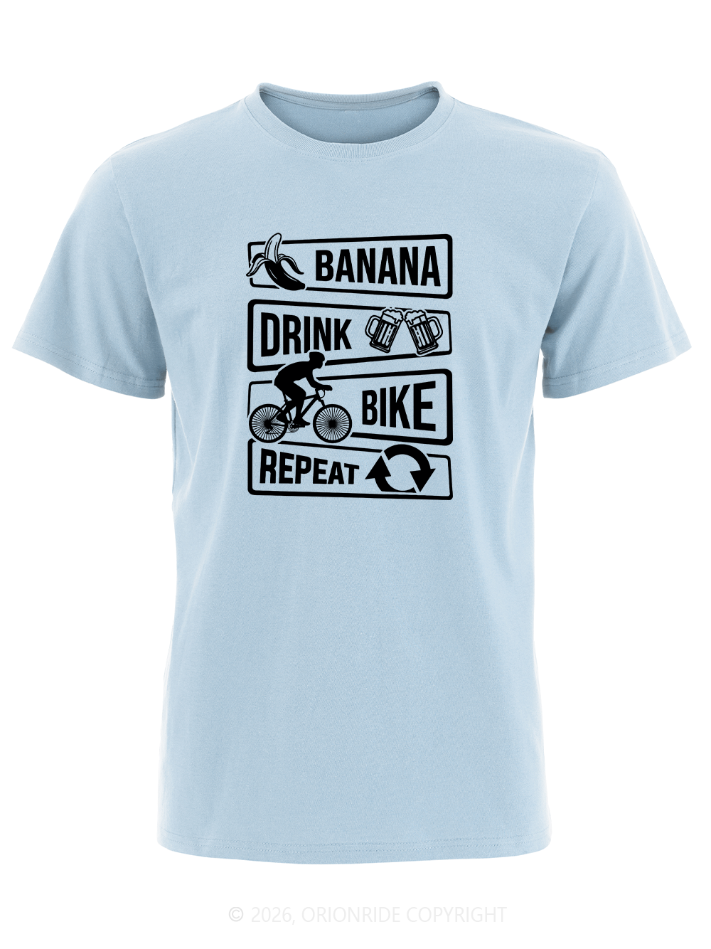 Orionride Things To Do In A Day Short Sleeves Bike T-Shirt