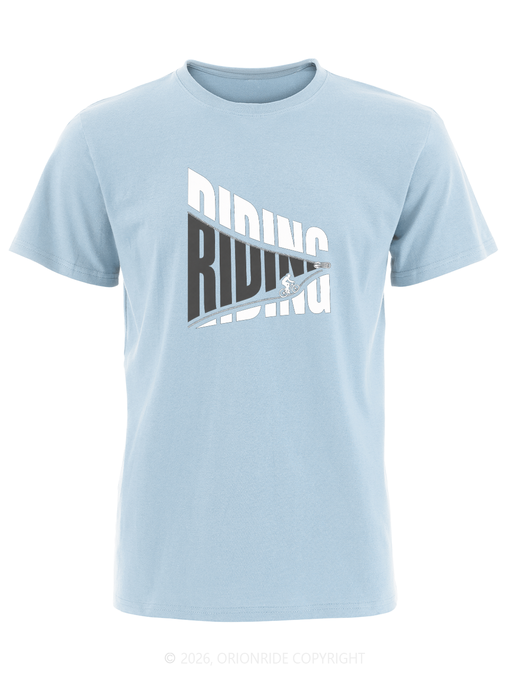 Orionride The World Inside The Zipper Short Sleeves Bike T-Shirt