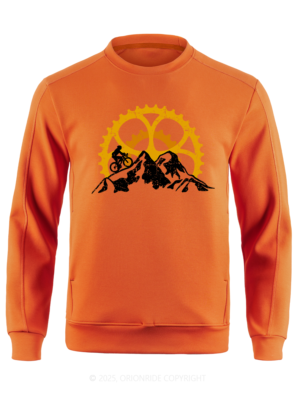 Orionride Gearwheal Long Sleeve Bike Sweatshirt