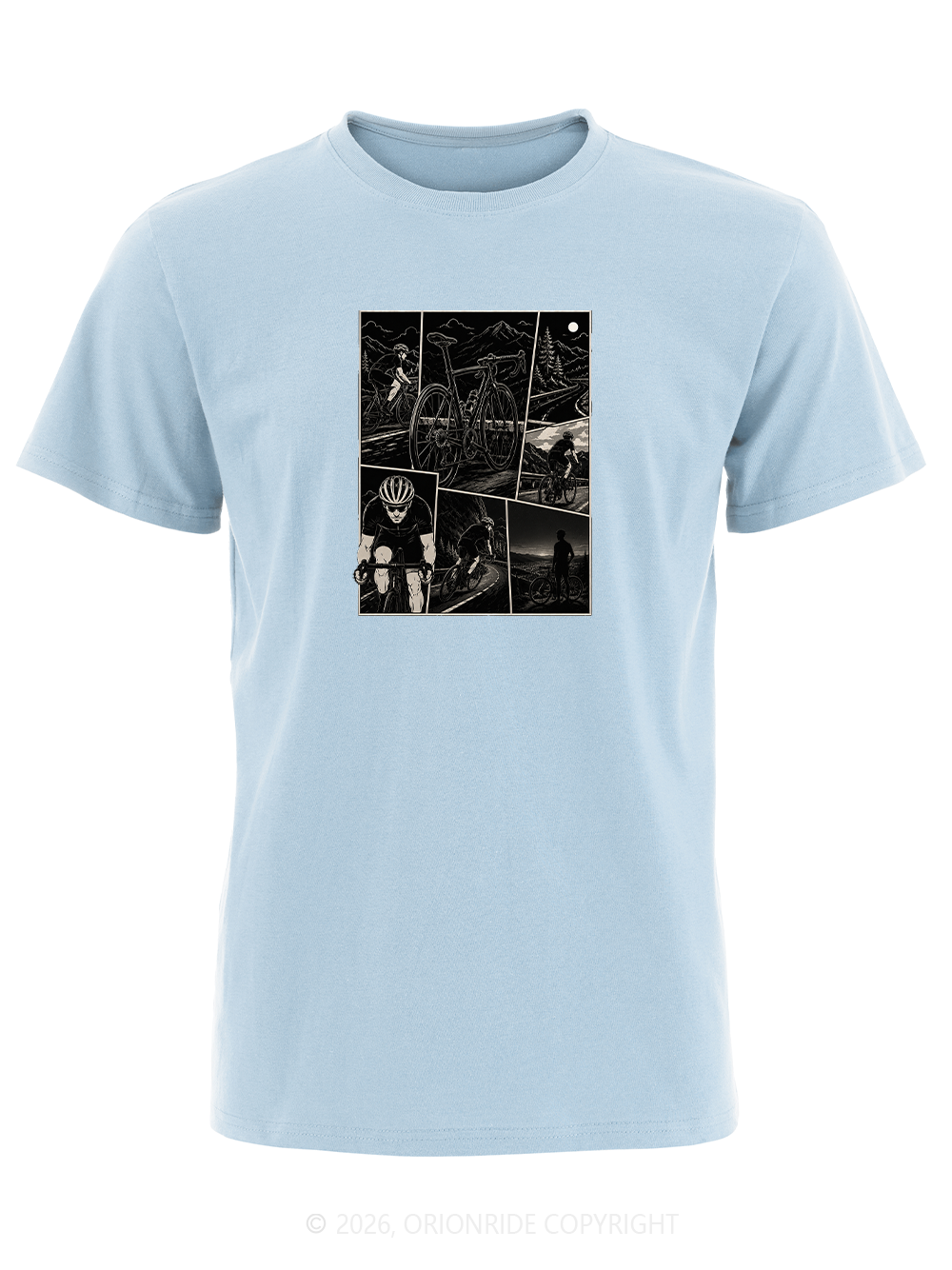 Orionride Comic Books Short Sleeves Bike T-Shirt