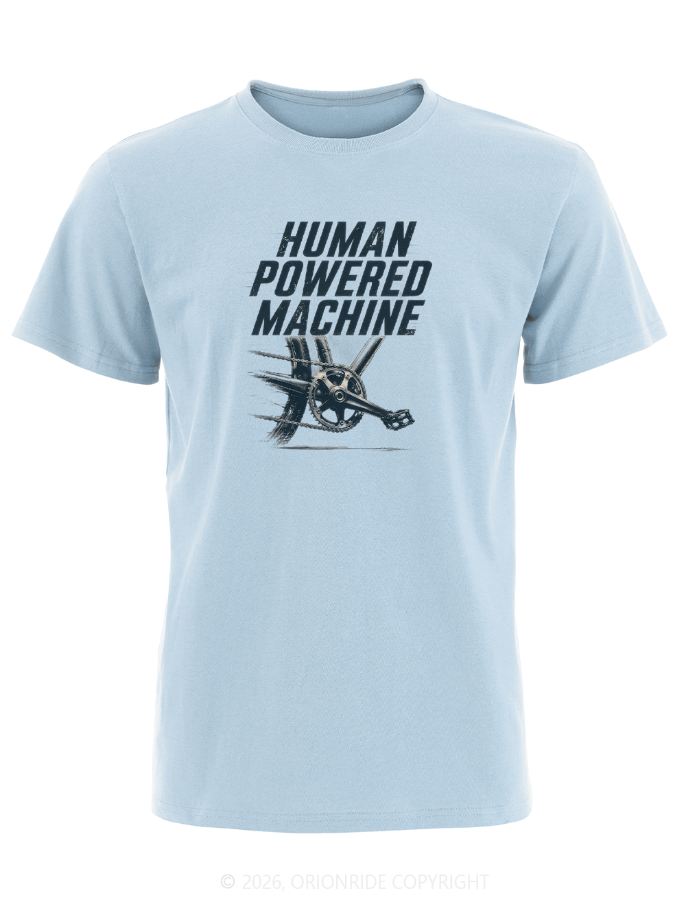 Orionride Human-Powered Machine Short Sleeves Bike T-Shirt