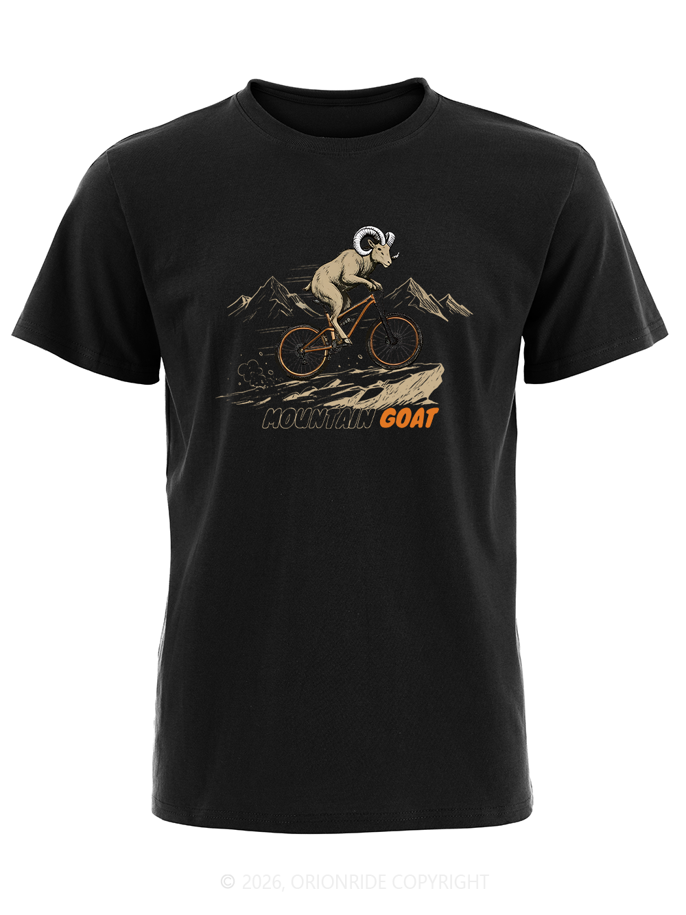 Orionride Mountain Goat Short Sleeves Bike T-Shirt