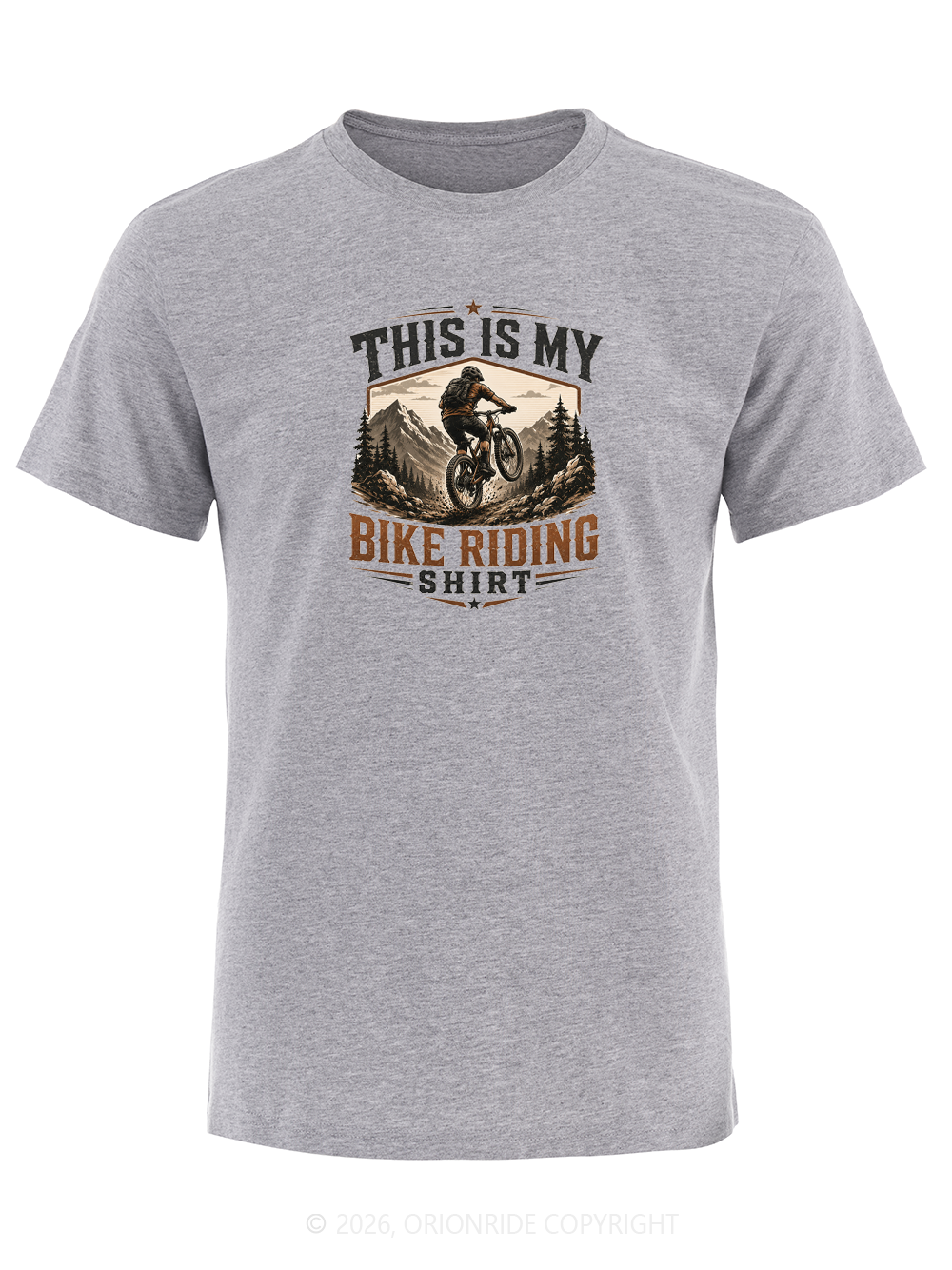 Orionride Badge Wild Ride Short Sleeves Bike T-Shirt
