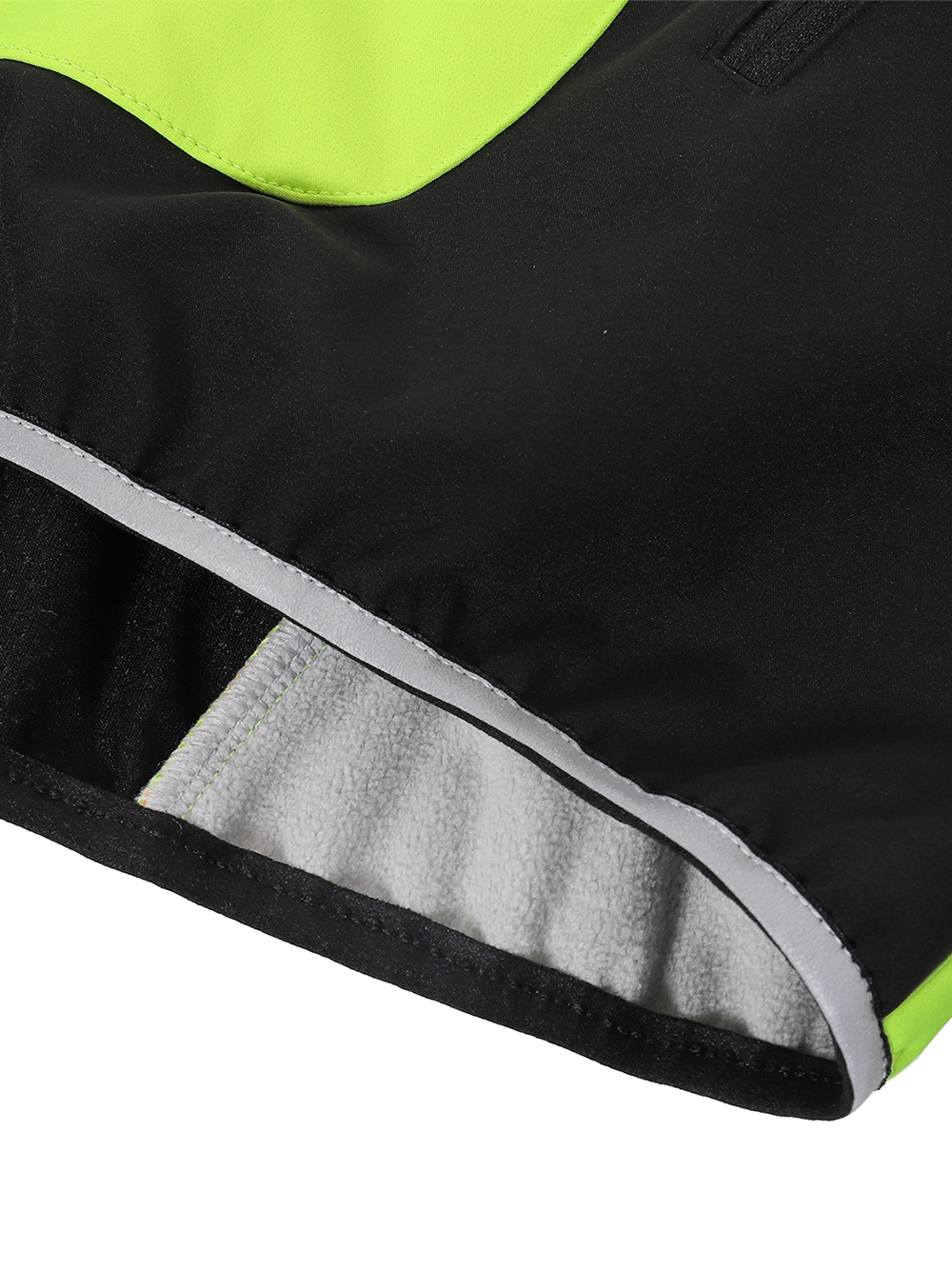 Orionride Cycling Stand Collar Warm Fleece Soft Shell Jacket Green
