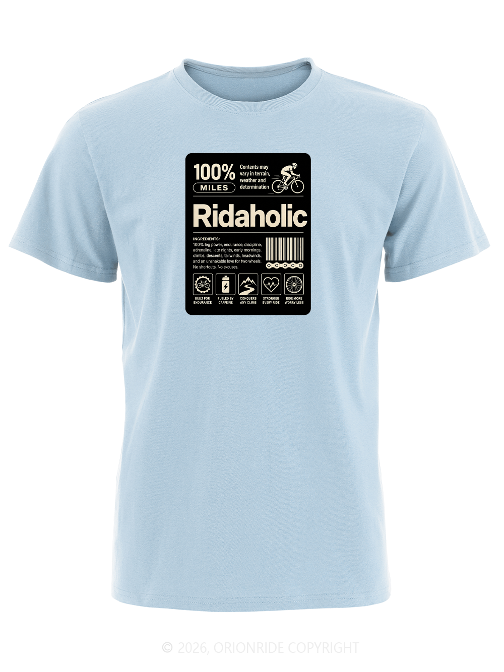 Orionride Bike Label Short Sleeves Bike T-Shirt