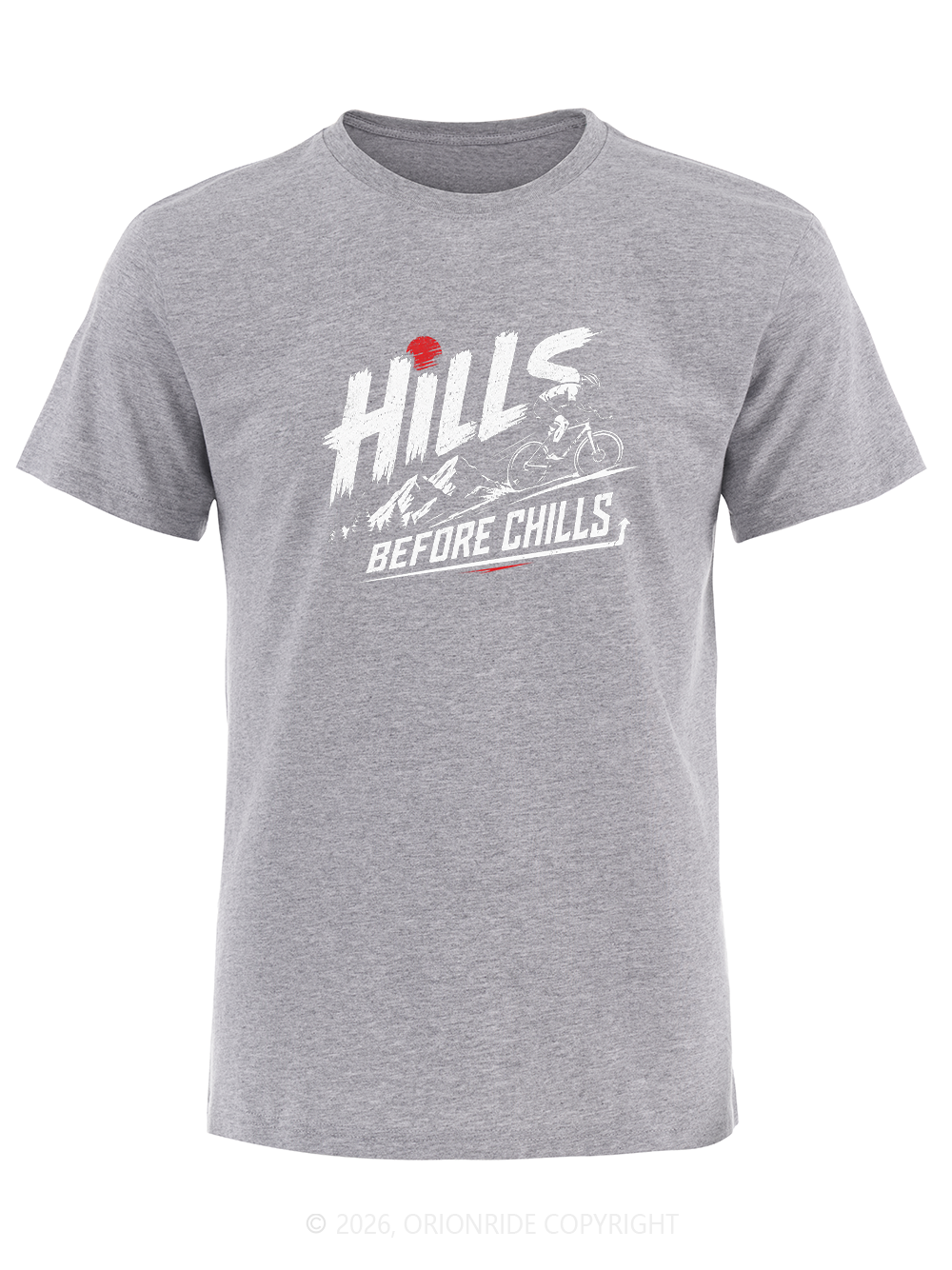 Orionride Hills Before Chills Short Sleeves Bike T-Shirt