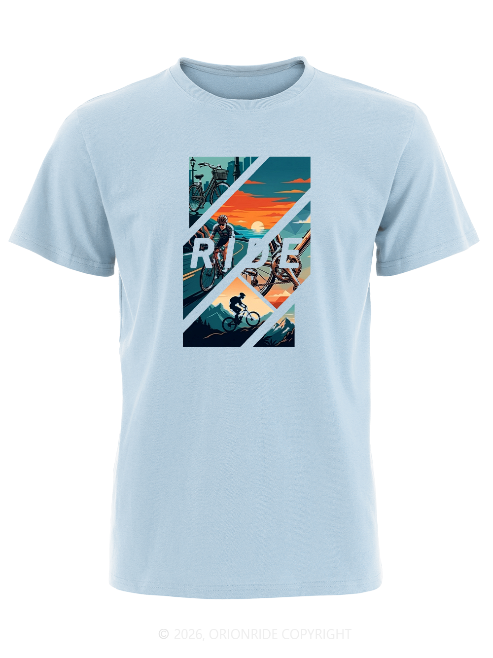 Orionride City Silhouette Short Sleeves Bike T-Shirt