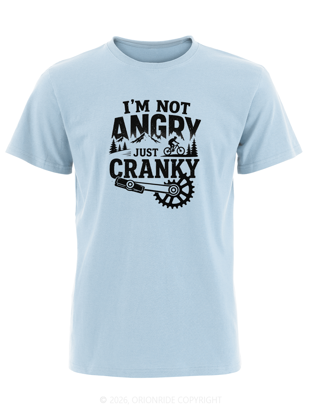 Orionride I'm Not Angry Short Sleeves Bike T-Shirt