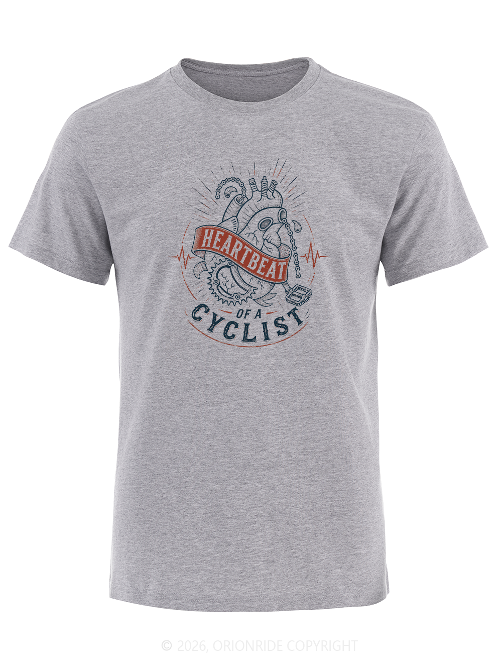 Orionride Mechanical Heart Short Sleeves Bike T-Shirt