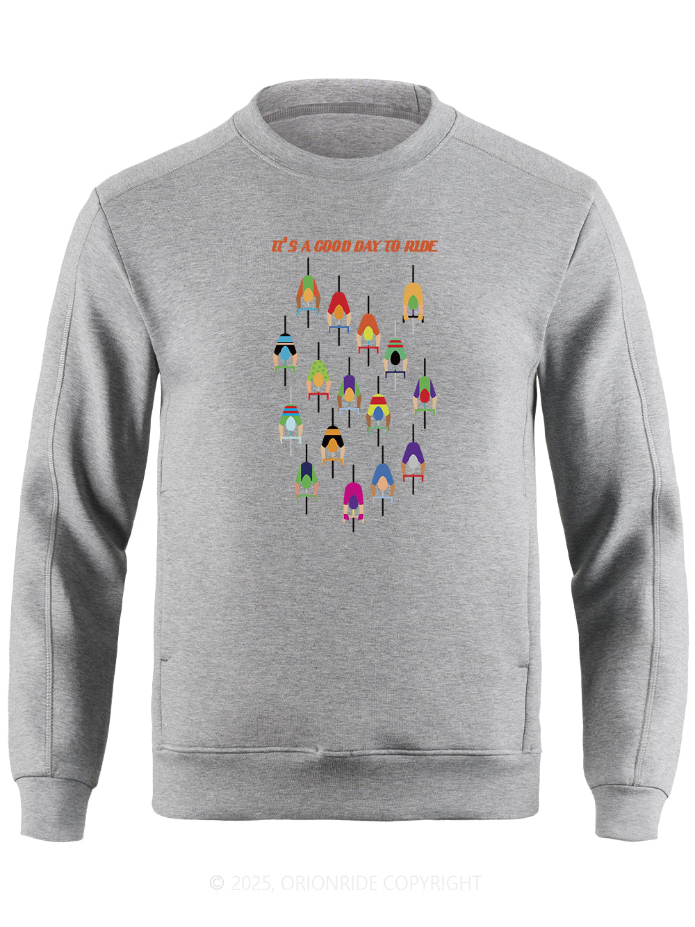 Orionride Good Day to Ride Long Sleeve Bike Sweatshirt