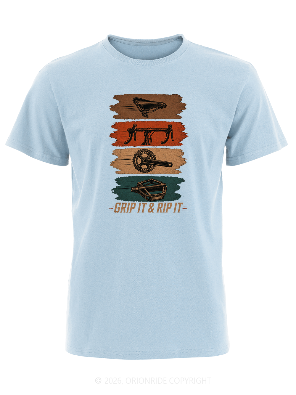 Orionride Parts Color Blocks Short Sleeves Bike T-Shirt