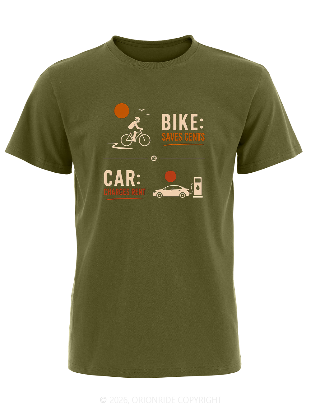 Orionride Rational Travel Short Sleeves Bike T-Shirt