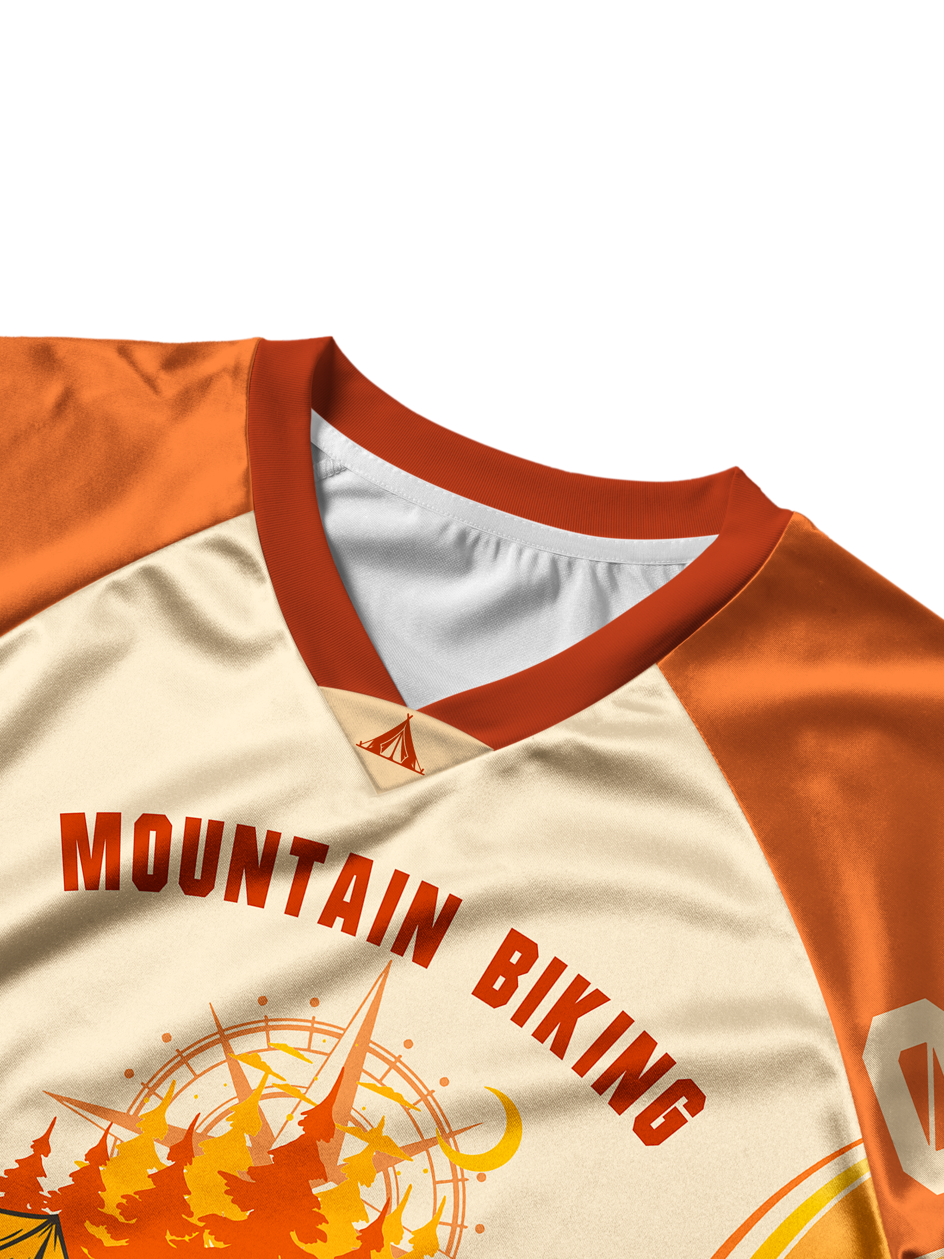 Orionride Vintage Camping Women's Sports Crop Jersey