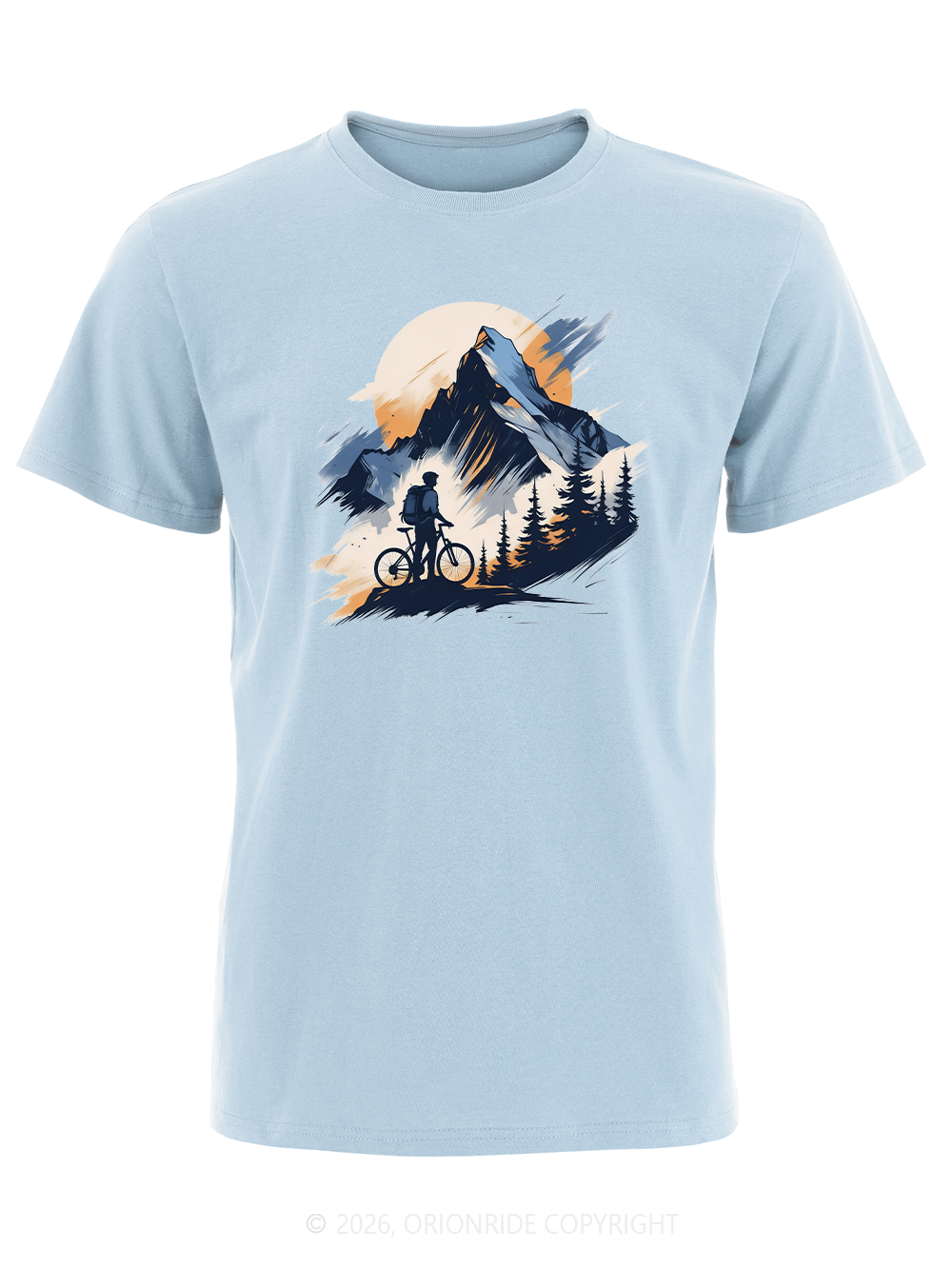 Orionride Snow Mountain Short Sleeves Bike T-Shirt