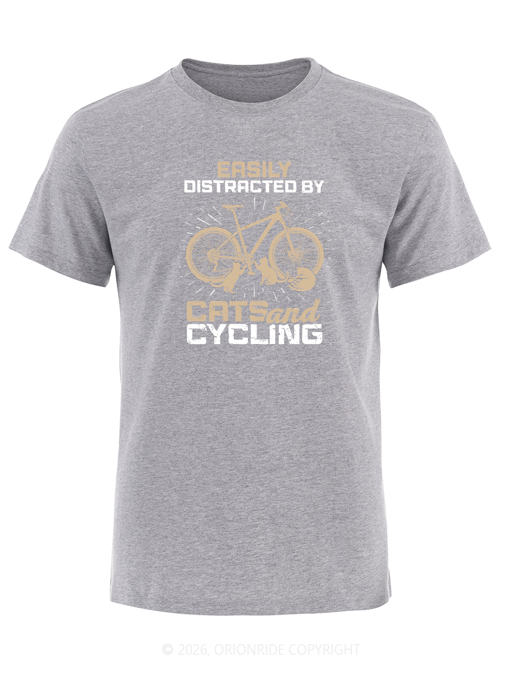 Orionride Attracted By Bicycle Short Sleeves Bike T-Shirt