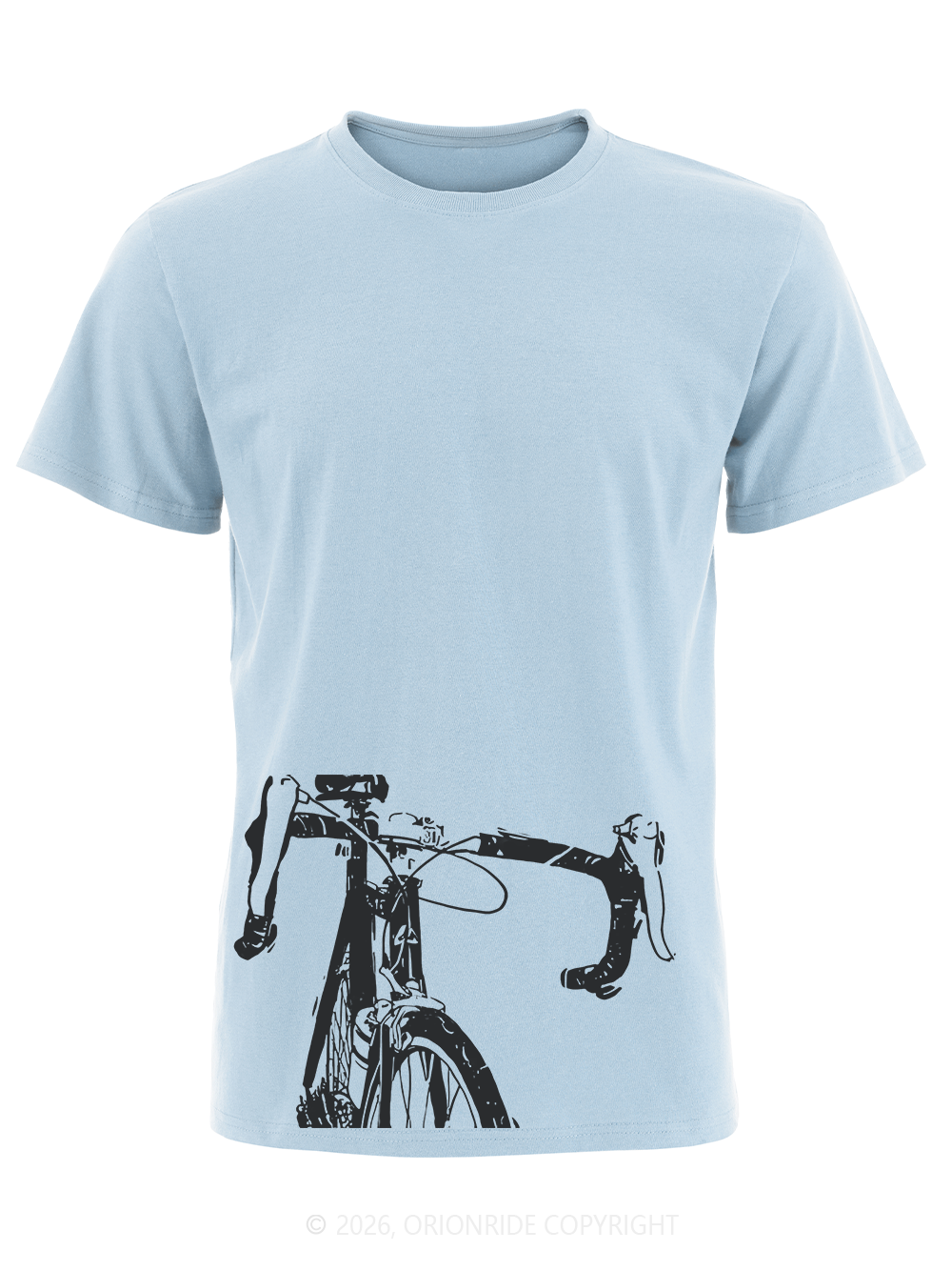 Orionride Bicycle Handlebars Short Sleeves Bike T-Shirt