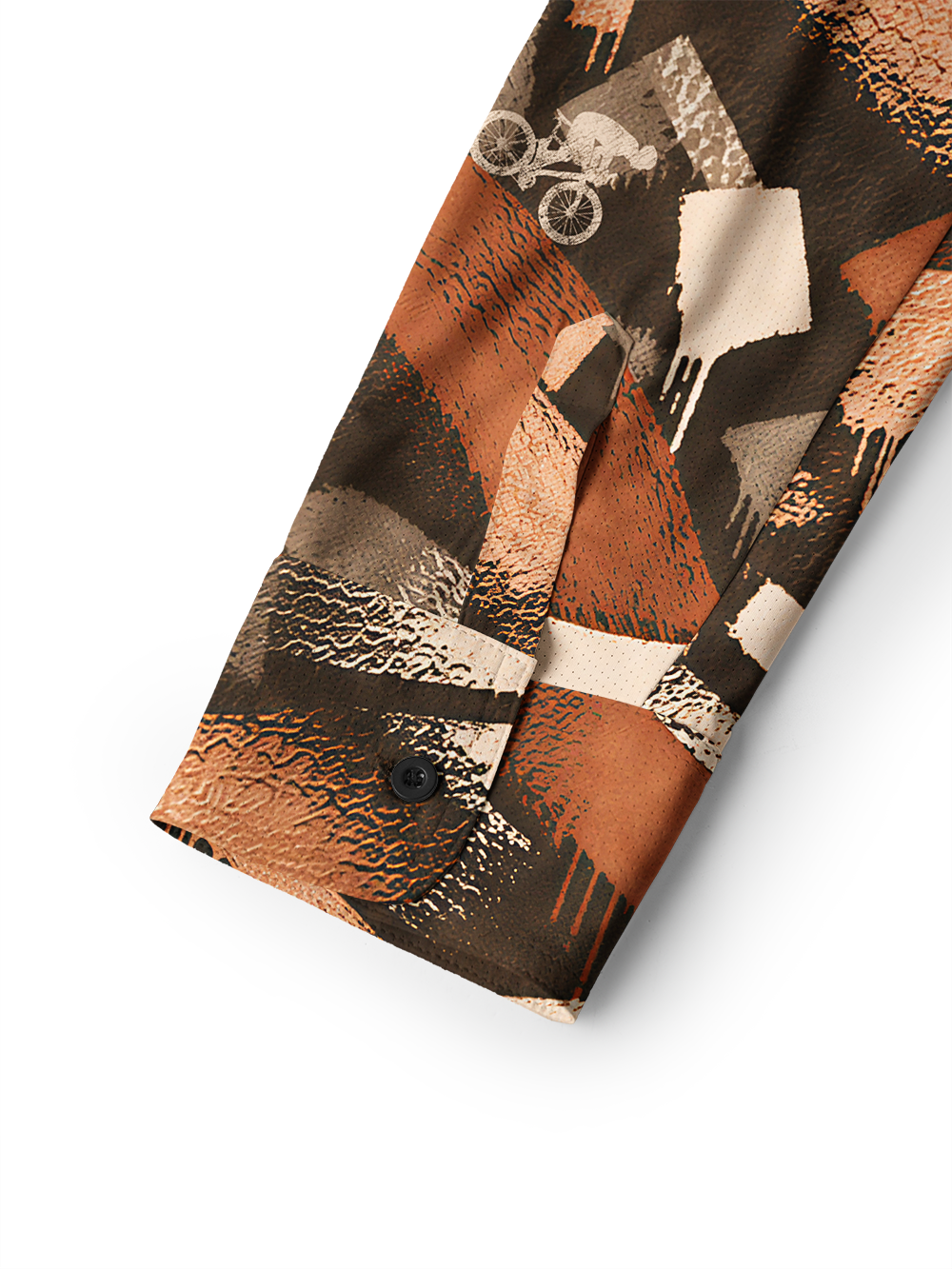 Orionride Brushstroke Velocity Men's Stretchy Breathable Long Sleeve Gravel Shirt