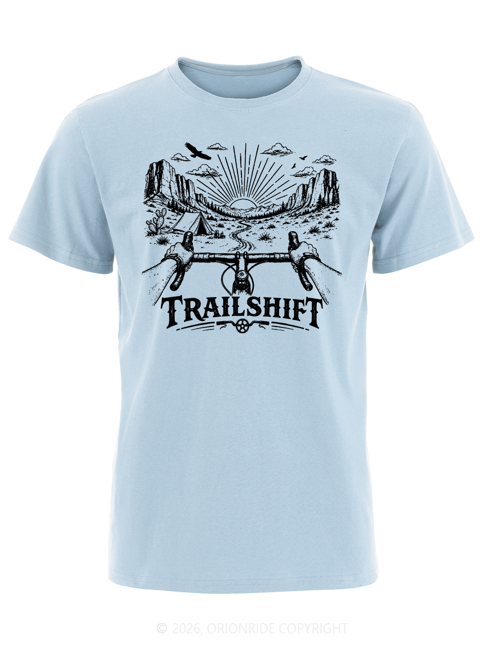 Orionride Greeting The Sunrise Short Sleeves Bike T-Shirt