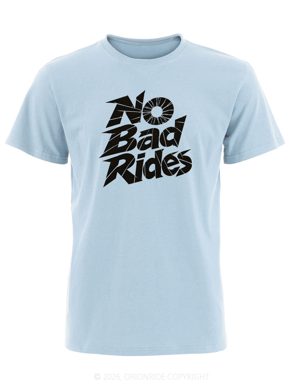 Orionride No Bad Rides Short Sleeves Bike T-Shirt