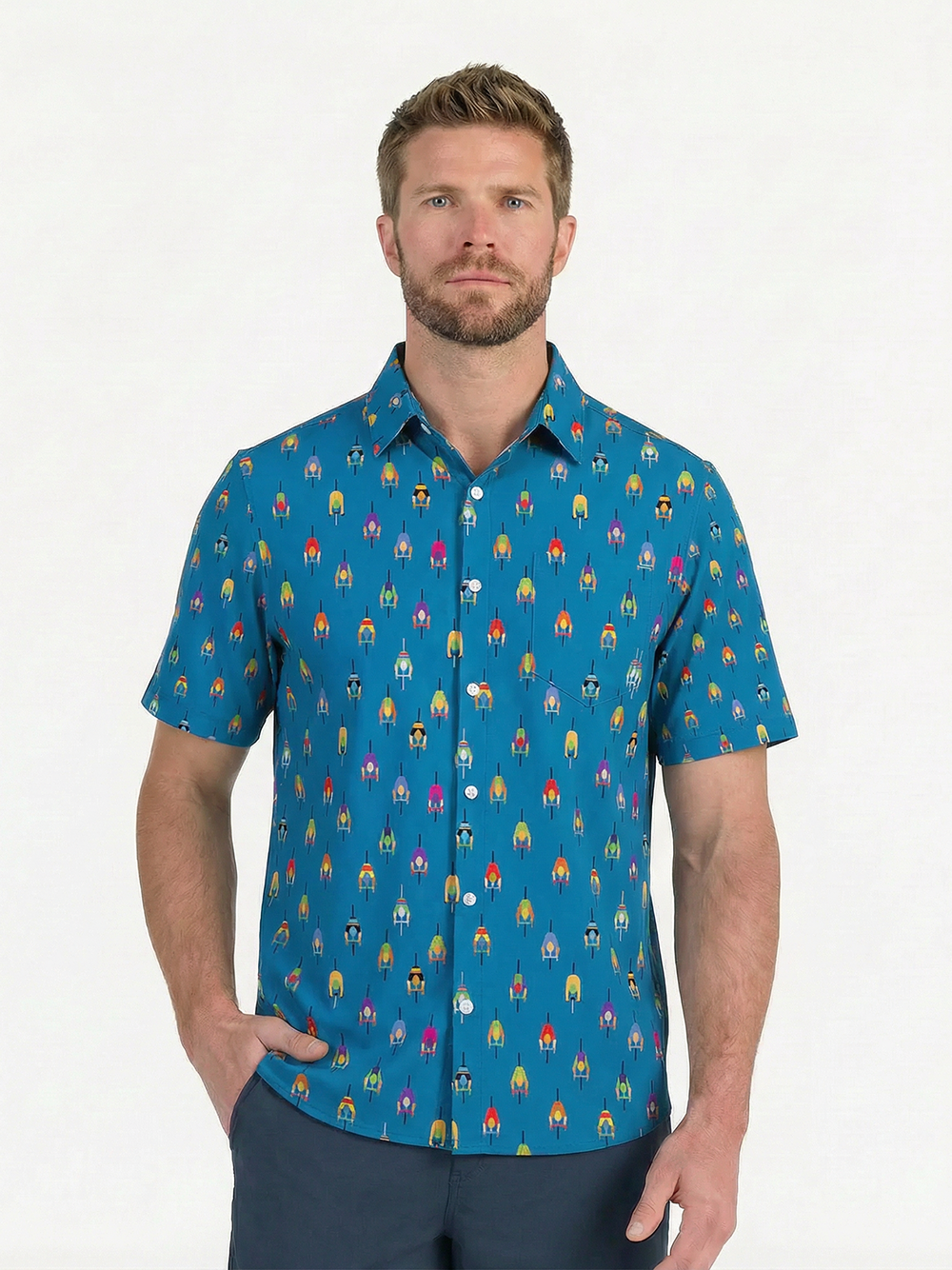 Orionride Short Sleeves Urban Cycling Zipper Pockets Ultra Lightweight Gravel Shirt