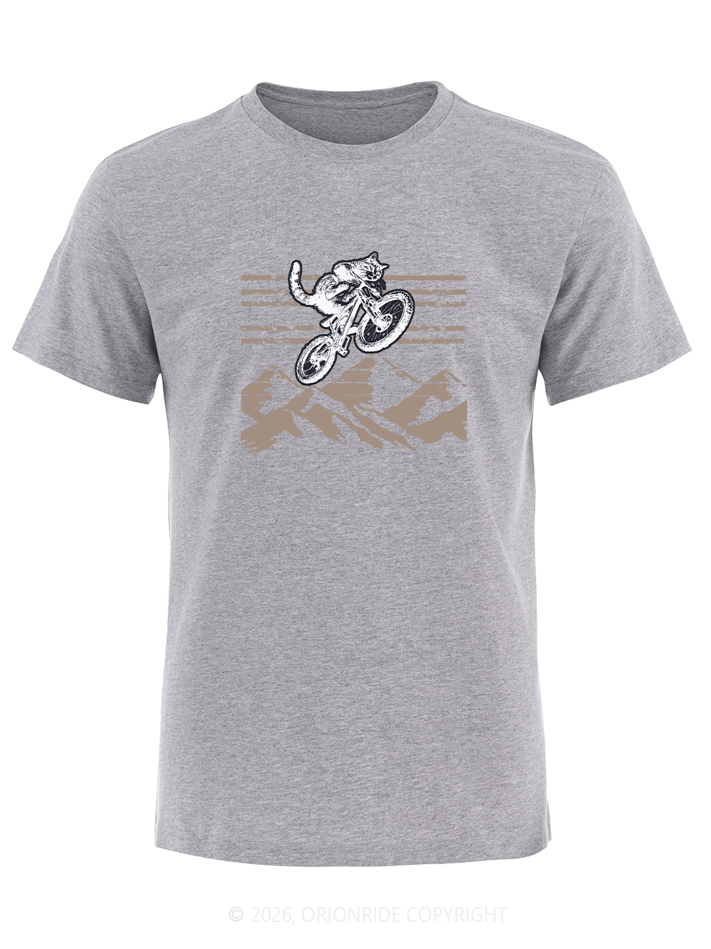 Orionride Mountain Kitten Short Sleeves Bike T-Shirt