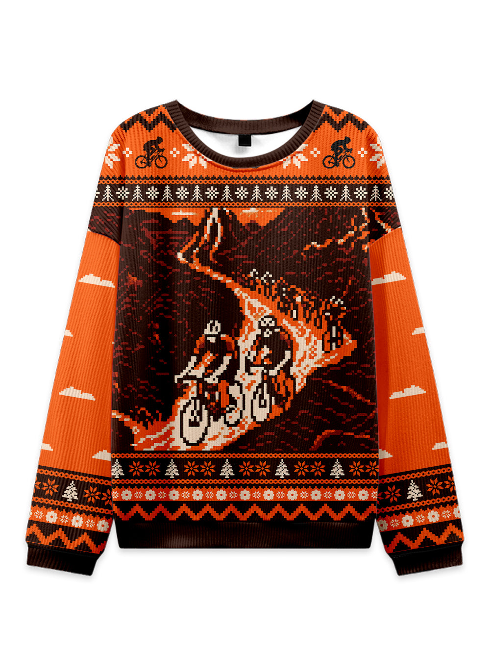 Orionride Volcanic Eruption Men's Sweaters