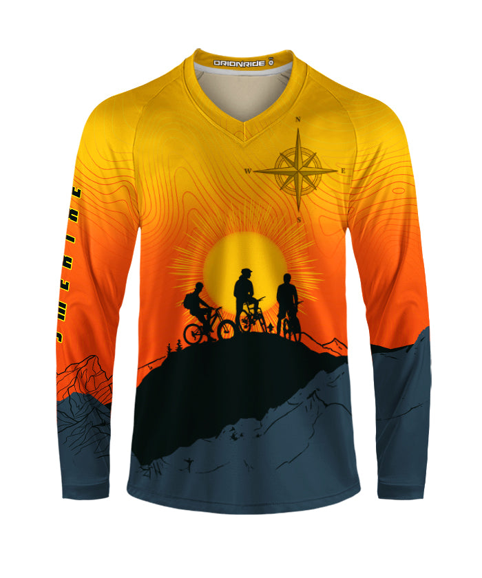Orionride Sunrise Adventure Long Sleeve Downhill Jersey
