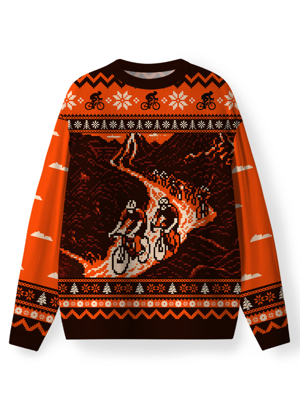 Orionride Volcanic Eruption Men's Sweaters