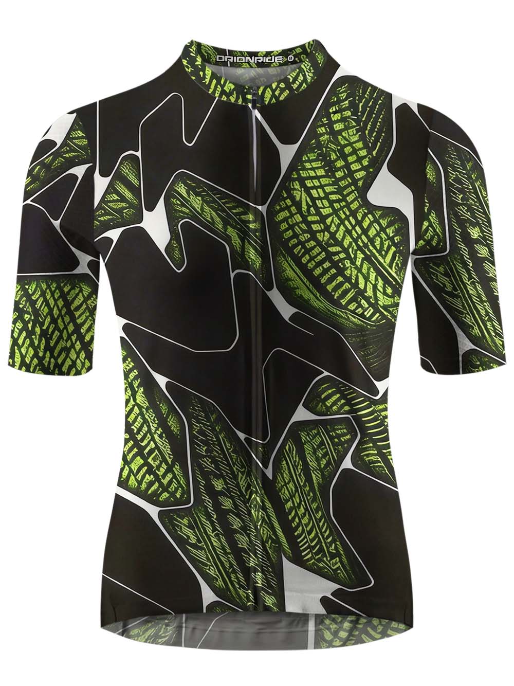Orionride Dividing Tire Tracks Short Sleeves Cycling Jersey
