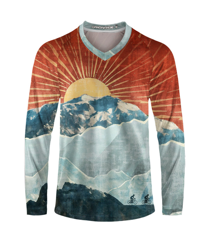 Orionride Iceberg Sunrise Long Sleeve Downhill Jersey