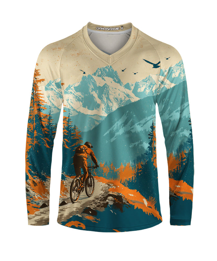 Orionride Adventure Road Long Sleeve Downhill Jersey