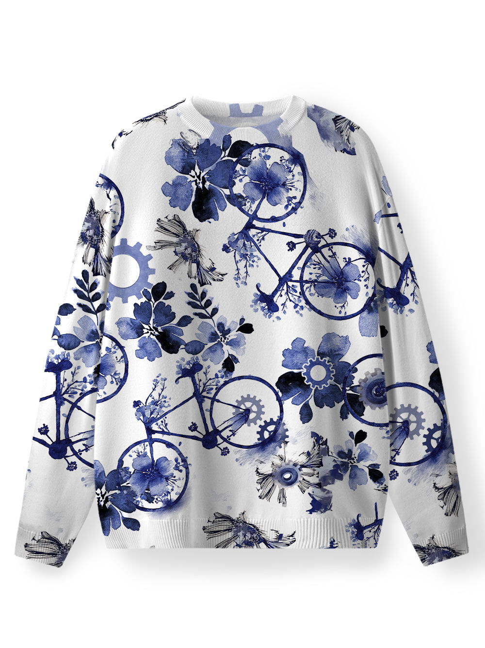 Orionride Watercolor Flowers Men's Sweaters
