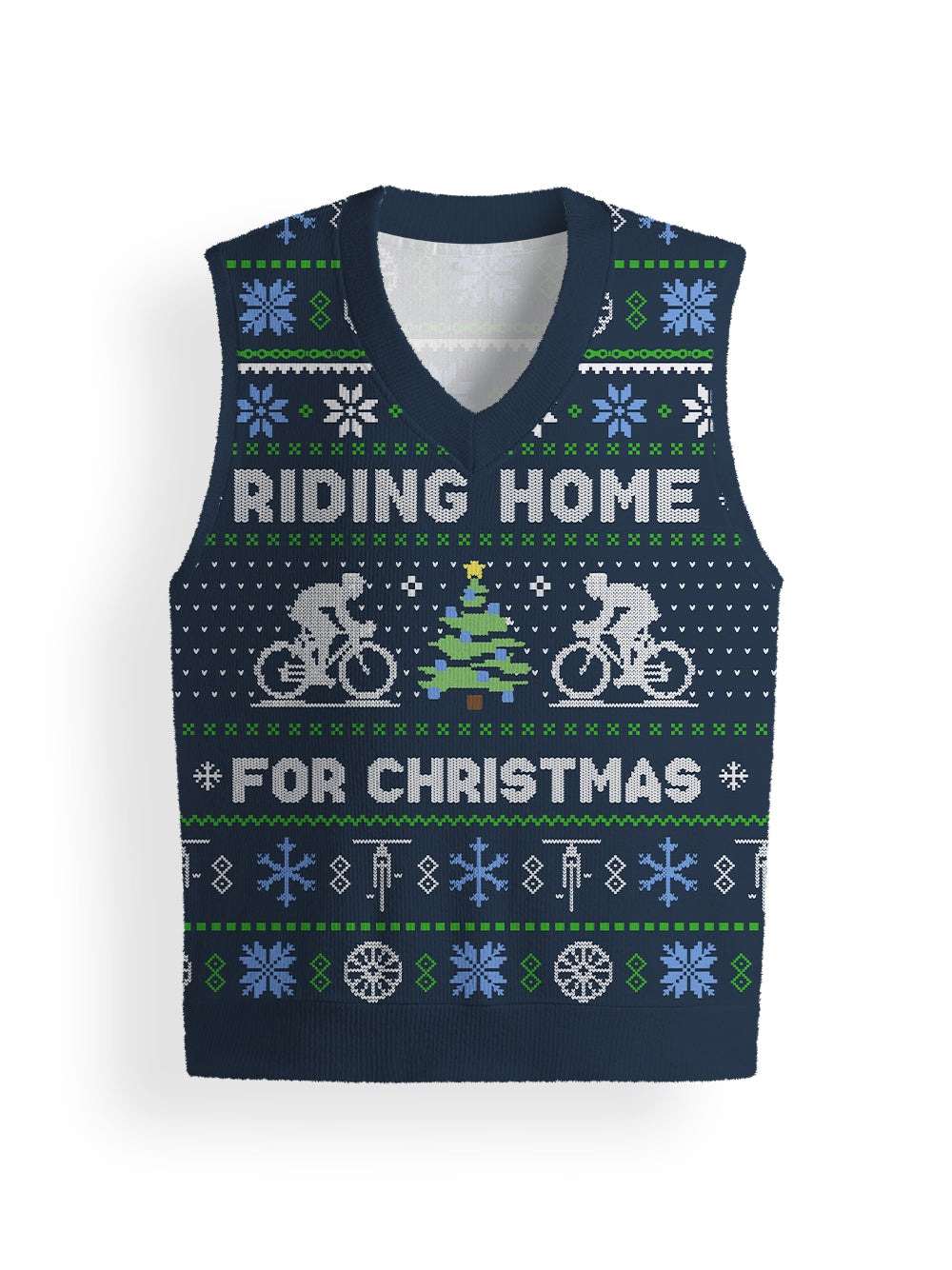 Orionride Riding Home For Christmas Sweater Vest
