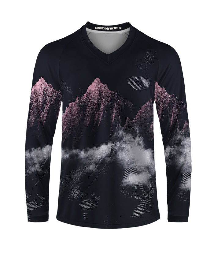 Orionride Mysterious Mountain Long Sleeve Downhill Jersey