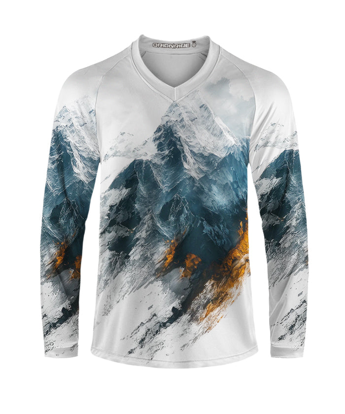 Orionride Snow Mountain Memories Long Sleeve Downhill Jersey